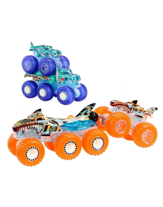 ÇOK SATAN HYJ29 Hot Wheels Monster Trucks Power Smashers Çoklu Paket