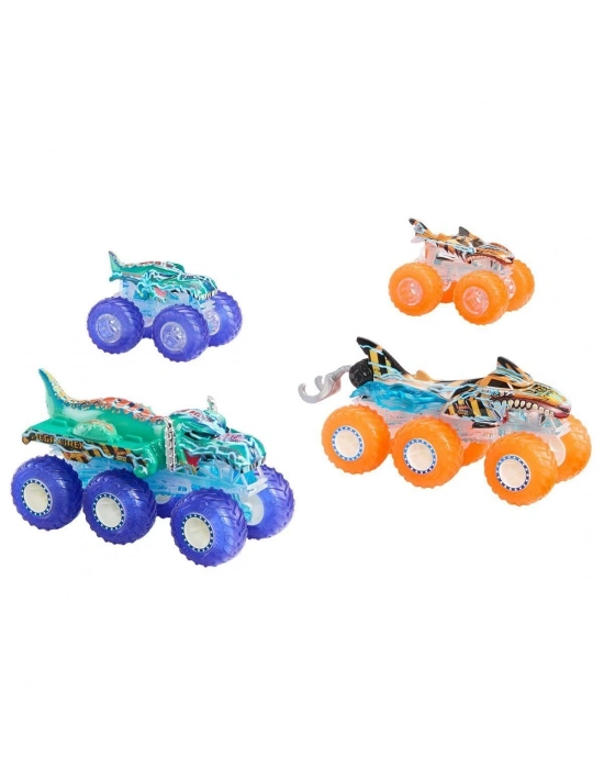 ÇOK SATAN HYJ29 Hot Wheels Monster Trucks Power Smashers Çoklu Paket