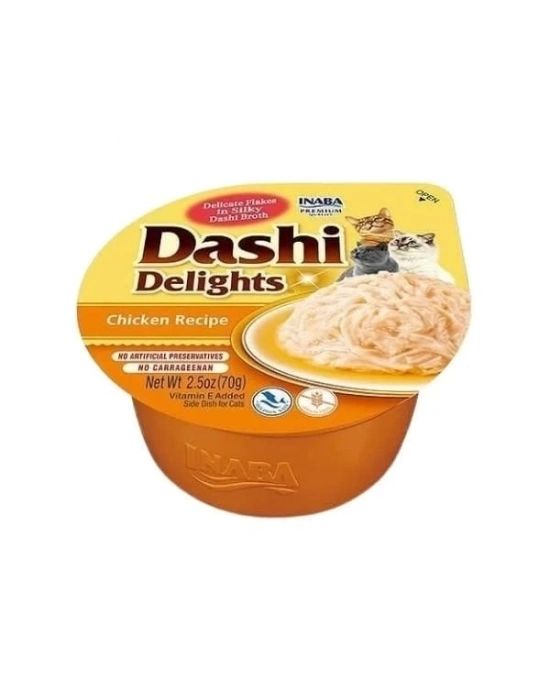 ÇOK SATAN Inaba Ciao Dashi Delights Tavuklu Kedi Çorbası 70 Gr