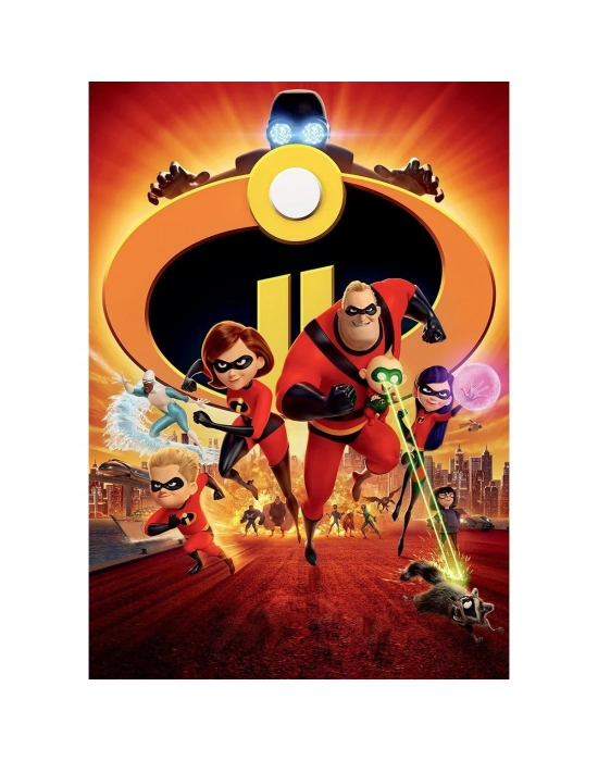 ÇOK SATAN INC 714 Puzzle 100/INCREDIBLES 2 PUZZLE 100 PARÇA