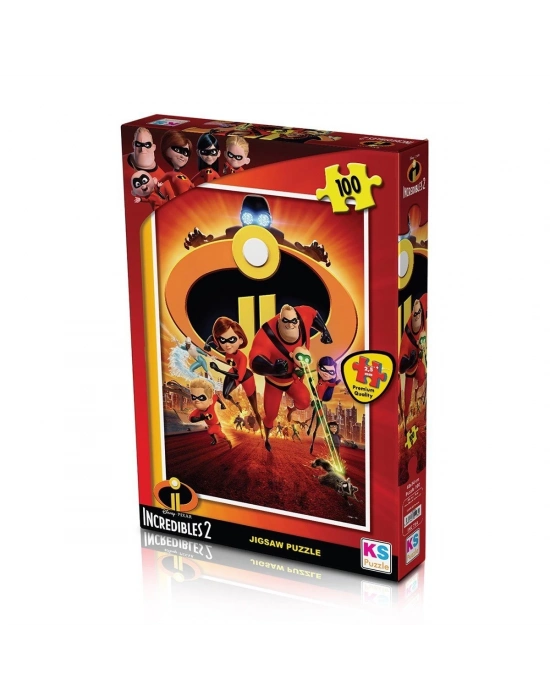 ÇOK SATAN INC 714 Puzzle 100/INCREDIBLES 2 PUZZLE 100 PARÇA