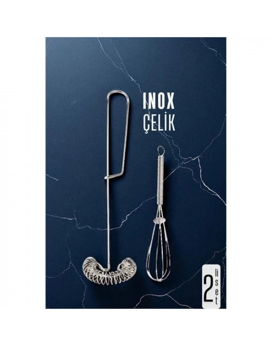 ÇOK SATAN Inox Çelik Çırpıcı + Mini Çırpıcı Seti