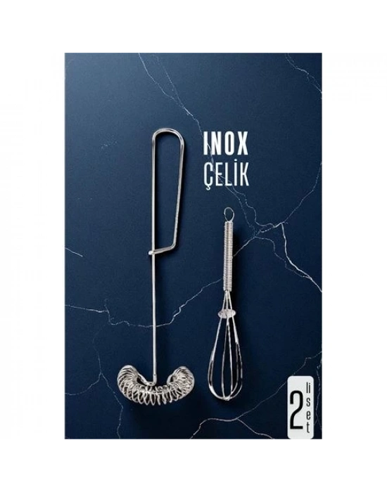 ÇOK SATAN Inox Çelik Çırpıcı + Mini Çırpıcı Seti