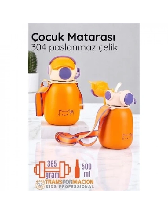 ÇOK SATAN Inox Çelik Hafif Çocuk Matarası 500 ml KAPASİTELİ