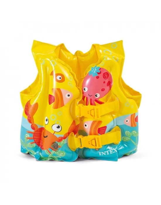 ÇOK SATAN Intex Balık Desenli Baskılı Yelek 41x30 cm (3-5 Yaş)