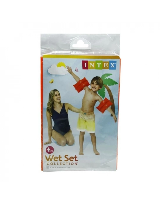 ÇOK SATAN Intex Çift Boğumlu Kırmızı Kolluk 25x17 cm (6-12 Yaş)
