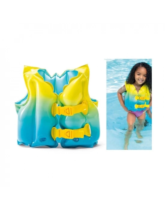 ÇOK SATAN Intex Mavi Lagün Çocuk Deniz Yeleği 41x30 cm (3-5 Yaş)