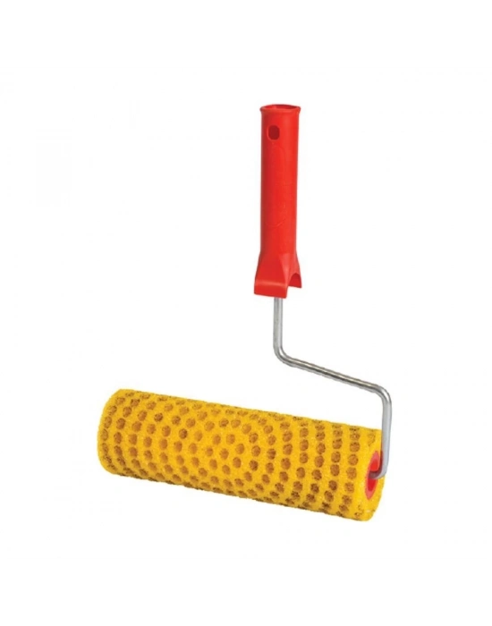 ® İzmir Fırça Mercan Rulo Delikli 25 cm Saplı