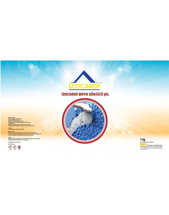® İzocardi Boya Sökücü Jel 1 Kg