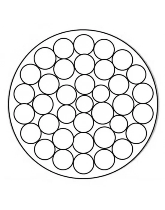 ® İzoleli Çelik Halat 2 mm 10 Metre