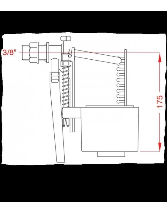 ® Japar 1/2 Şok Kapatmalı Flatör