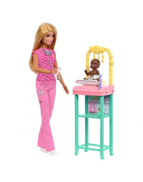 ÇOK SATAN JCR71 Barbie Bakım Temalı Kariyer Oyun Setleri