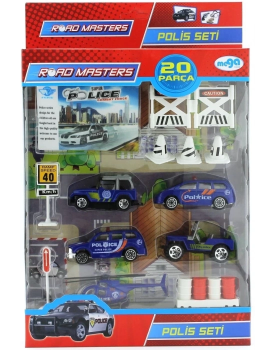ÇOK SATAN Jeepli Helikopterli Polis Seti Jp6105