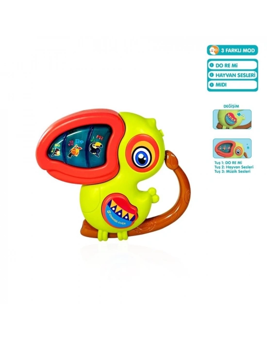 ÇOK SATAN JLG-855-169A IŞIKLI VE MÜZİKLİ KUŞ BEBEK -VRD