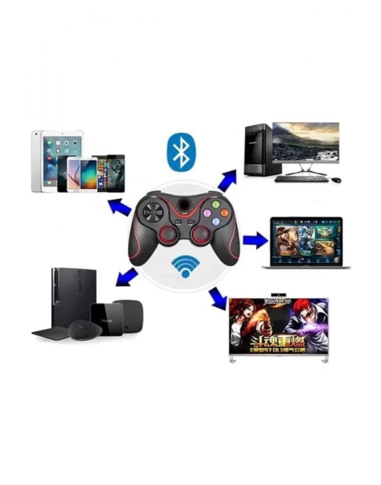 ÇOK SATAN Joystik Gamepad Bluetooth Telefon Tutucu Oyun Kolu Telefon Android Uyumlu