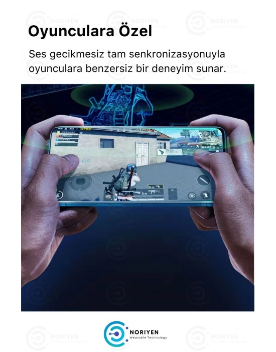 ÇOK SATAN K55 Tws Pro Oyuncu Kulaklığı 3D Stereo Ses Extra Bass Işıklı Mikrofonlu Bluetooth Kablosuz Kulaklık