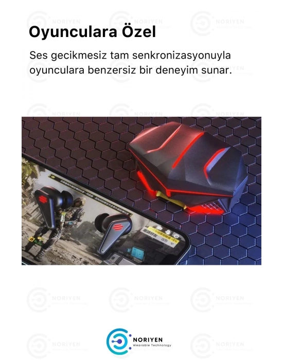 ÇOK SATAN K98 Pro Oyuncu HD Ses Mikrofonlu Işıklı Metal Kasa iOS Android Uyumlu Bluetooth Kablosuz Kulaklık