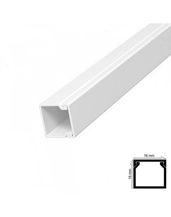 ® Kablo Kanalı 12x12 mm 2 Metre  6 Adet