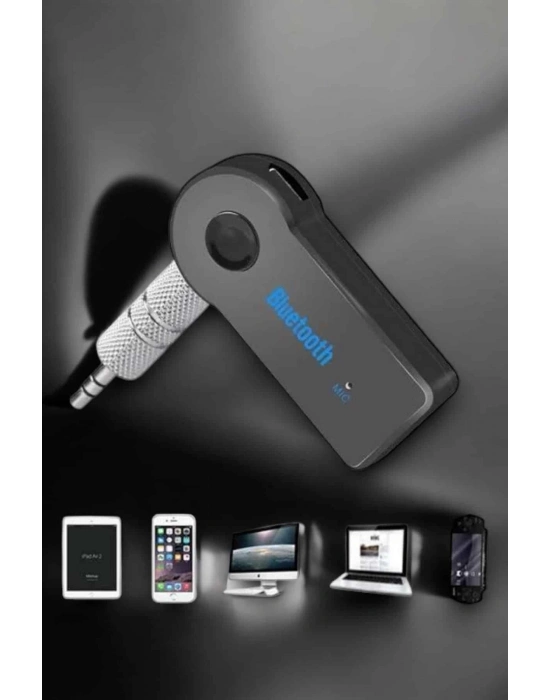 ÇOK SATAN Kablosuz Bluetooth Aux Araç Kiti Siyah Hafıza Kartlı