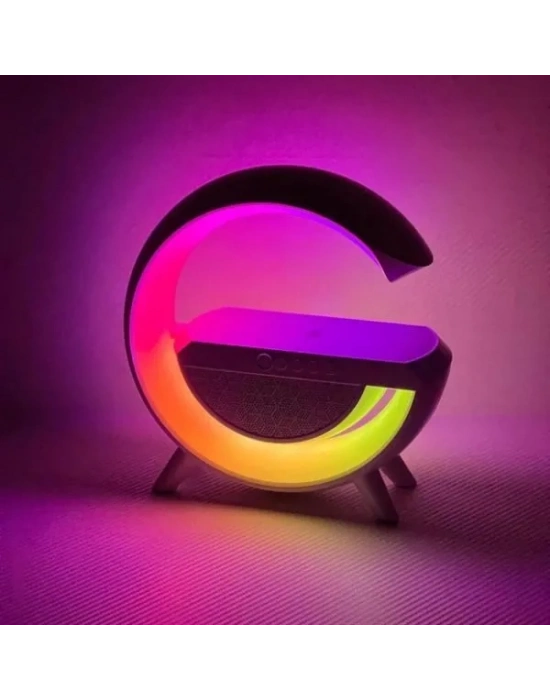 ÇOK SATAN Kablosuz Şarj Standlı RGB Hoparlör