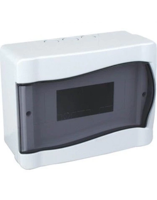 ® Kapeks 6 lı Sıva Üstü Plastik Sigorta Kutusu