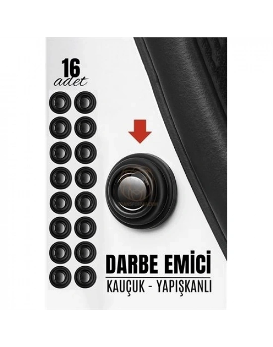ÇOK SATAN Kapı Bagaj Kaput Ses Darbe Emici Kauçuk Conta 16 ADET