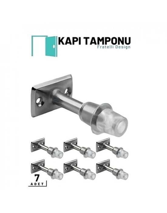 ÇOK SATAN Kapı Tamponu - Silikonlu Kapı Takozu - Kapı Stoperi 7 ADET