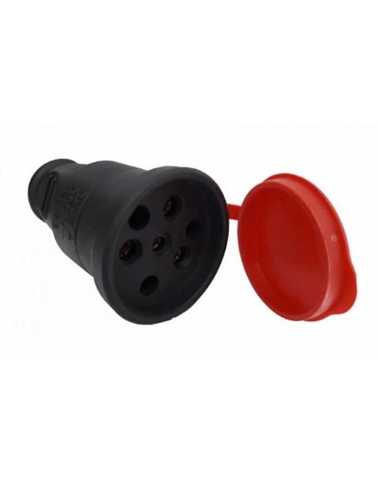 ® Kauçuk 380 Volt Trifaze Dişi Fiş