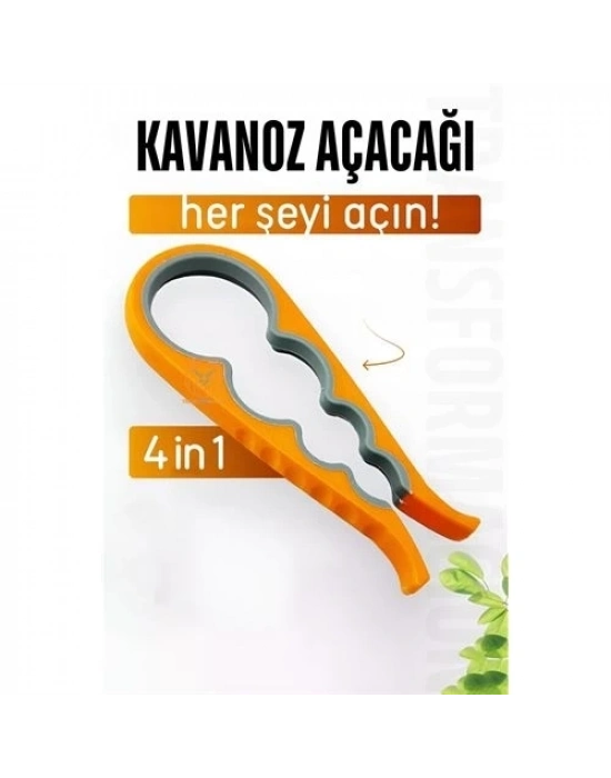 ÇOK SATAN Kavanoz Şişe Açacağı 4 Tip Açacak 4 in 1