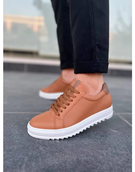 KB-DX2  Taba Deri Günlük Erkek Ayakkabı