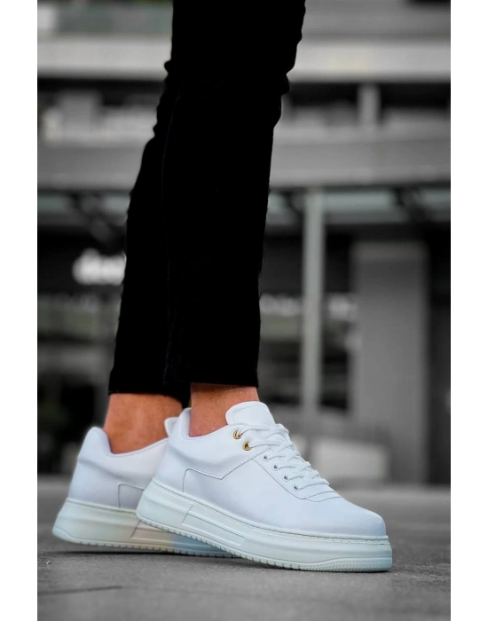 KB-X20  Beyaz Cilt Günlük Erkek Ayakkabı