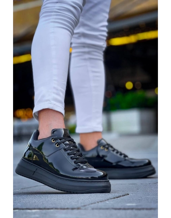 KB-X20  Kömür Rugan  Günlük Erkek Ayakkabı