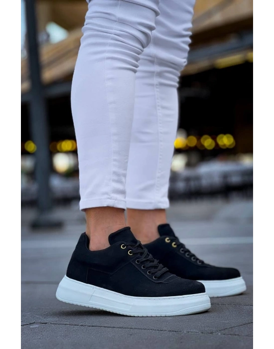 KB-X20  Siyah Süet  Günlük Erkek Ayakkabı
