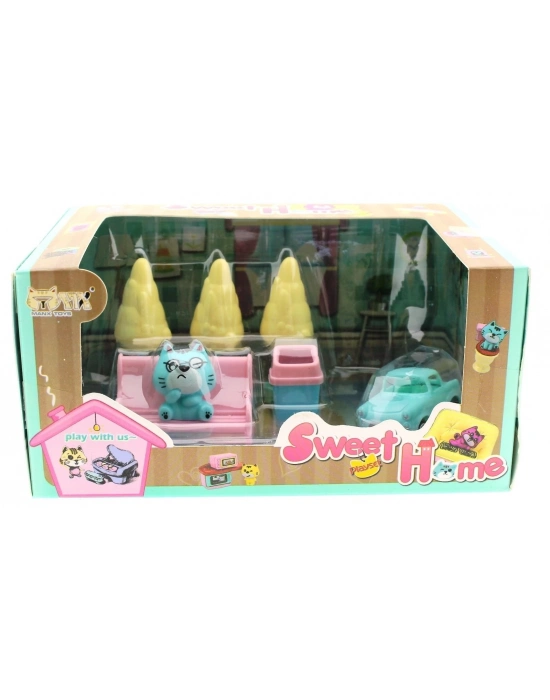 ÇOK SATAN Kedi Şehri Park Figürleri Seti