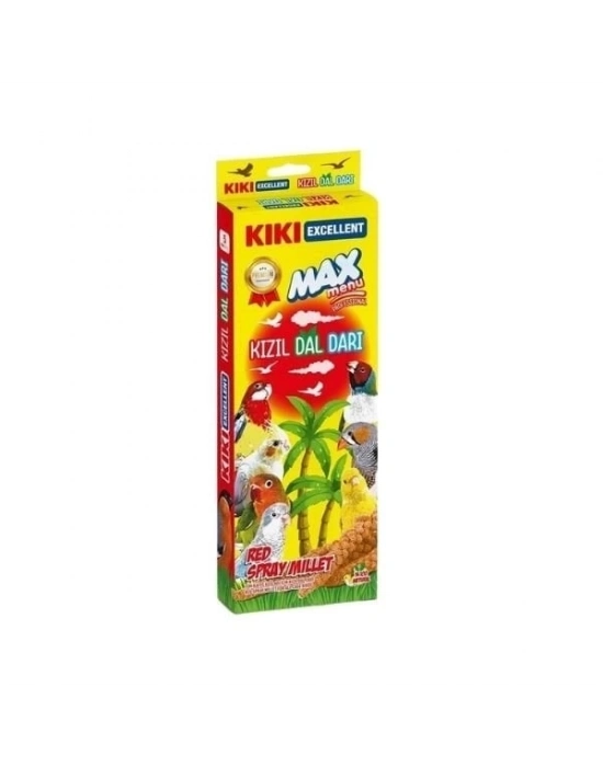 ÇOK SATAN Kiki Excellent Max Menu Kuşlar için Kızıl Dal Darı