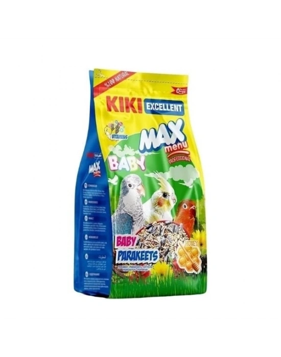 ÇOK SATAN Kiki Excellent Max Menu Yavru Paraket Kuşu Yemi 500 Gr
