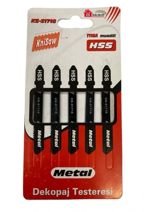 ® Knisaw 51718 Metal Dekupaj Testeresi 5 Parça