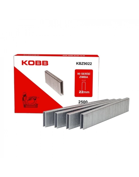 ® Kobb KBZ9022 22 mm 2500 Adet U Zımba Teli