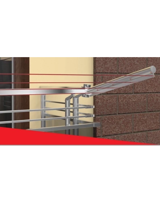 ® Koral Kare Profil İçin Çamaşır Askılığı