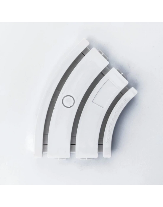 ® Korniş Dönüşü 3 Raylı 45 Derece