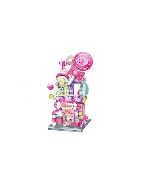 ÇOK SATAN KP28012 Keeppley Candy Shop City Corner Blok Seti -Vagon life