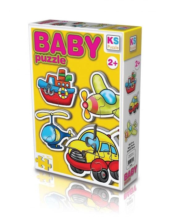 ÇOK SATAN KS  Baby Puzzle 4 in1 Ulaşım / Transportation