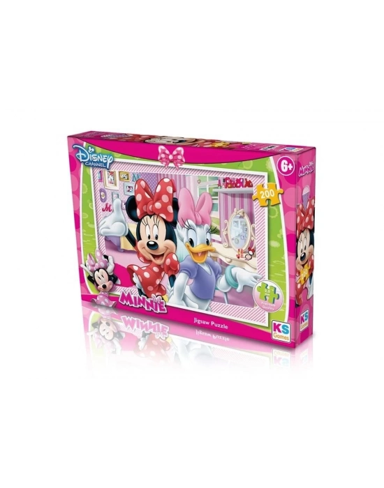 ÇOK SATAN Ks Games 200 Parça Minnie Çocuk Puzzle