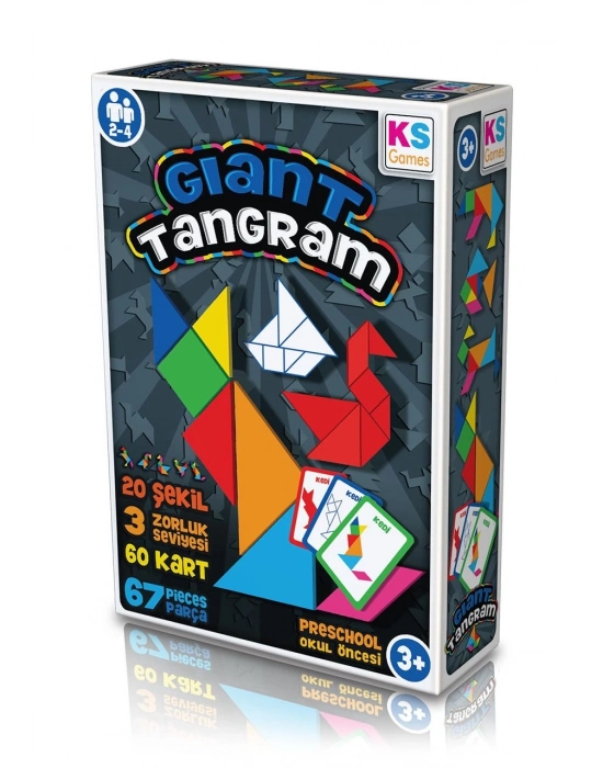 ÇOK SATAN KS Games Eğitici Oyunlar Gıant Tangram