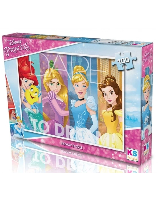 ÇOK SATAN KS Puzzle 100 Parça Disney Prensesler