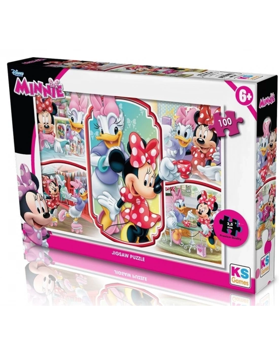 ÇOK SATAN KS Puzzle 100 Parça Minnie Mouse