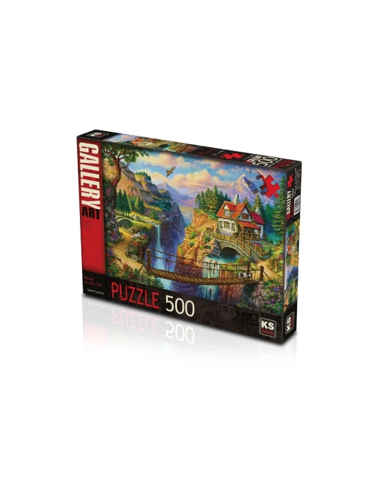ÇOK SATAN KS Puzzle 500 Parça House On The Cliff