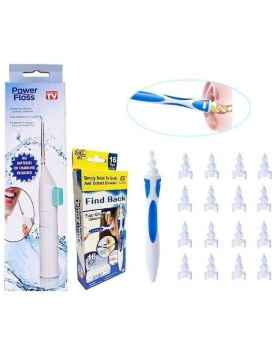 ÇOK SATAN Kulak Temizleme Ve Power Floss Diş Temizleme Seti | Mekanik Ağız Bakımı