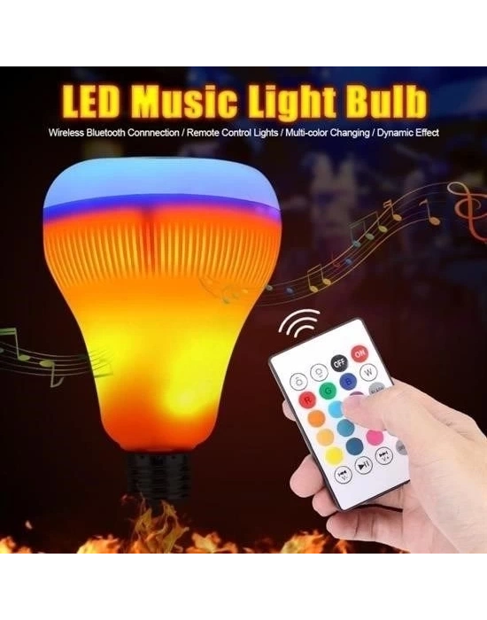 ÇOK SATAN Kumandalı Bluetooth Hoparlör Ampul LD-37