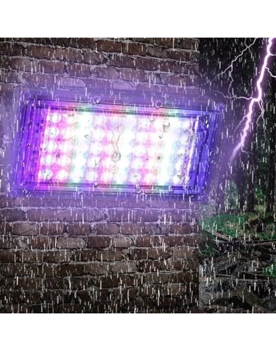 ÇOK SATAN Kumandalı Led Işık Dış Cephe Aydınlatması Çok Renkli RGB Led Panel Işık PartiLed Aydınlatma